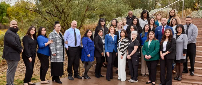 The Home Assist Health team posing for a group photo outside 